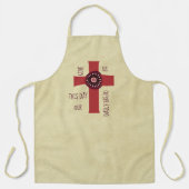  kruis geeft ons deze dag onze dagelijkse brood schort (Voorkant)