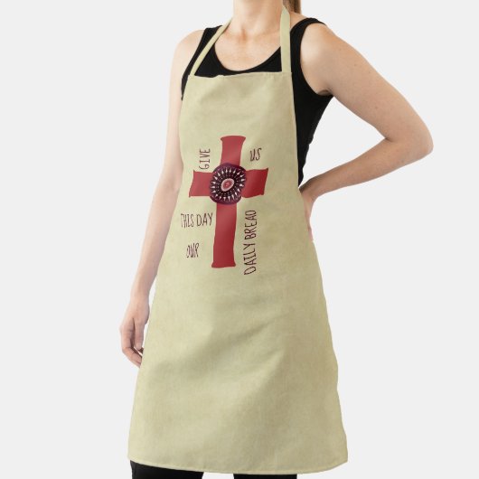  kruis geeft ons deze dag onze dagelijkse brood schort (Insitu)