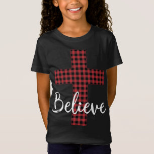 Kruis geloof Jezus Buffalo Christelijke Christus T-shirt