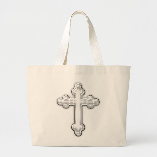 Kruis Grote Tote Bag (Voorkant)