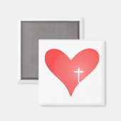 Kruis-/hartmagneet Magneet (Voorkant / Achterkant)