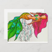 Kruis het OceaanBriefkaart Briefkaart (Voorkant / Achterkant)