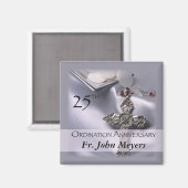 Kruis Host 25-jarig Priesterjubileum Magneet (Voorkant / Achterkant)