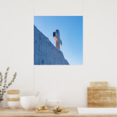 Kruis in de avondgloed poster (Keuken)