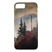 Kruis in de bergen, Friedrich Case-Mate iPhone Case (Achterkant)