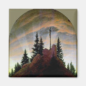 Kruis in de bergen, Friedrich Magneet (Voorkant)