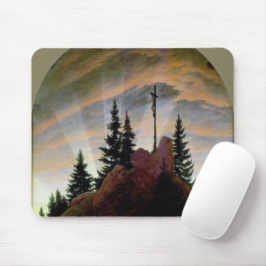 Kruis in de bergen, Friedrich Muismat (Met muis)