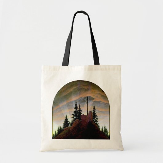 Kruis in de bergen, Friedrich Tote Bag (Voorkant)