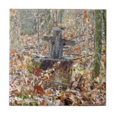 Kruis in de Bossen Tegeltje (Voorkant)