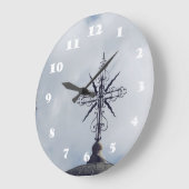 Kruis in de skies wandklok (Hoek)