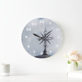 Kruis in de skies wandklok (Huis)