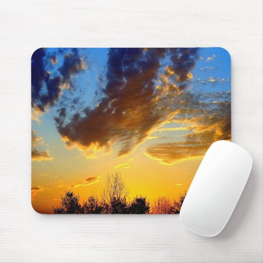 Kruis in de wolken muismat (Met muis)