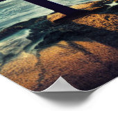 Kruis in de zand op het Sunset Poster (Hoek)