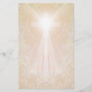 Kruis in goudsmederij briefpapier