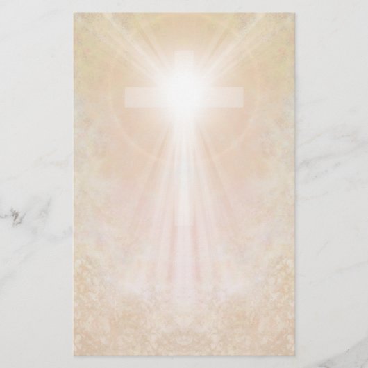 Kruis in goudsmederij briefpapier (Voorkant)