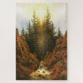 Kruis in het bos – Caspar David Friedrich Legpuzzel (Verticaal)