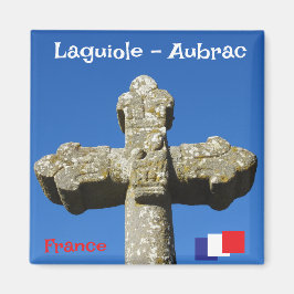 Kruis in het dorp Laguiole Magneet