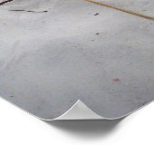 Kruis in zand poster (Hoek)