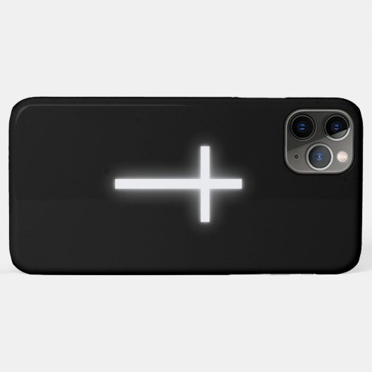 Kruis iPhone Hoesje (Achterkant (horizontaal))