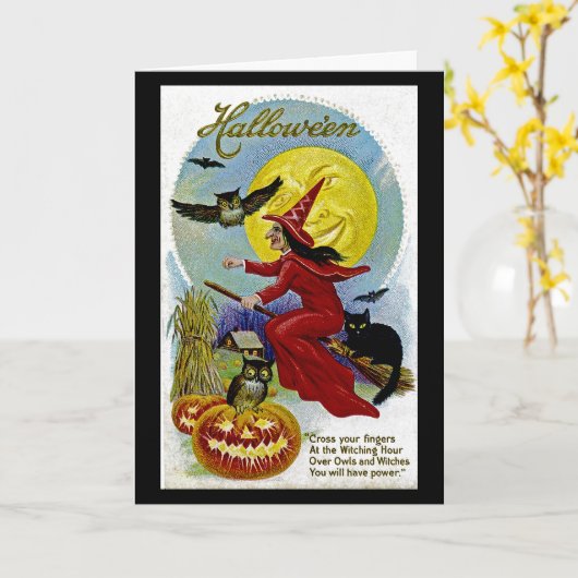 Kruis je vingers kaart (Gele Bloem)