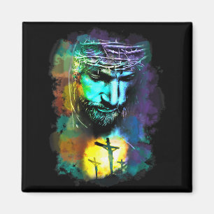 Kruis Jezus Christus Religieus Kunstwerk Christeli Magneet