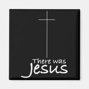 Kruis Jezus Grappig Er Was Jezus Christelijk Relig Magneet