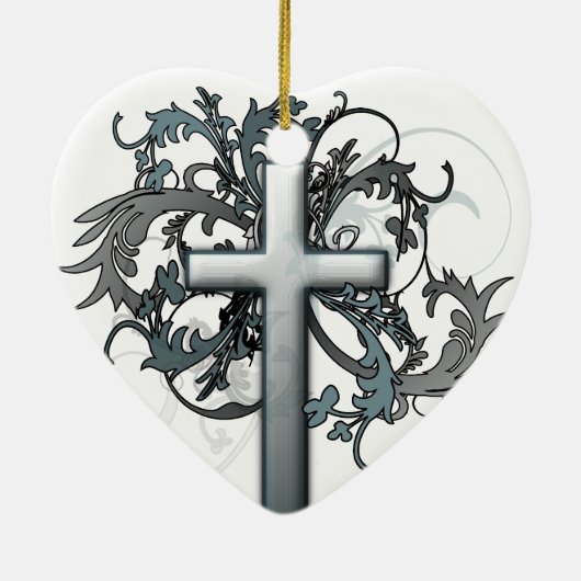 Kruis Keramisch Ornament (Achterkant)