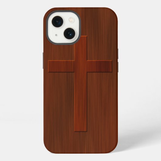 Kruis: kerkbank iPhone hoesje (Achterkant)