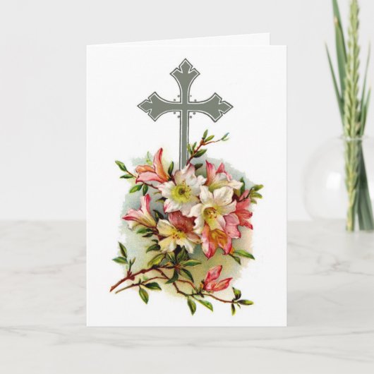 Kruis kerstkaart 5 kaart (Voorkant)