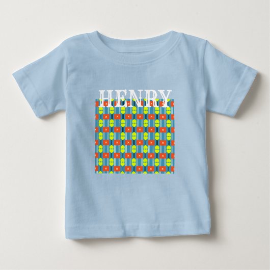Kruis knoop connector katoen baby T-shirt (Voorkant)