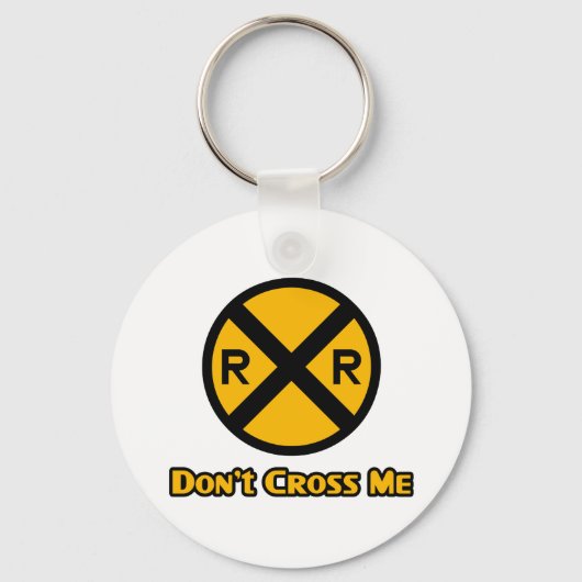 Kruis me niet door. sleutelhanger (Voorkant)