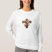 Kruis met Duiven – Christelijk Geloof Inspirerend  T-shirt (Voorkant)