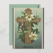  Kruis met Lelies Paas Briefkaart (Voorkant / Achterkant)