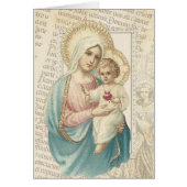  Kruis met leugens Latijnse tekst en Angel (Voorkant)