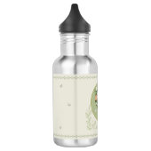 Kruis met witte bloemen groen waterfles (Links)