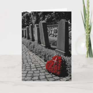 Kruis mijn hart sympathie kaart