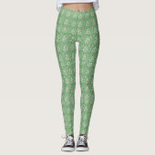 kruis ontwerp achterstand leggings (Voorkant)