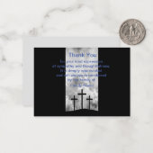 Kruis op Cloud Dank u Kaarten Notitiekaartje (Voorkant / Achterkant in situ)