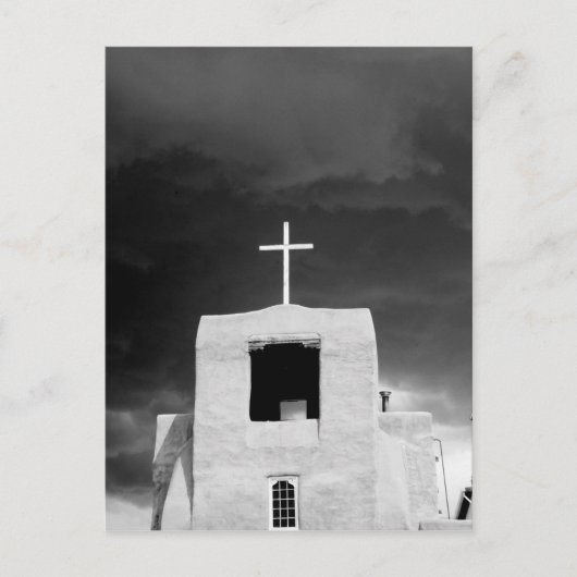 Kruis op de oudste kerk, San Miguel, Santa Fe, Briefkaart (Voorkant)