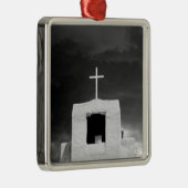 Kruis op de oudste kerk, San Miguel, Santa Fe, Metalen Ornament (Rechts)