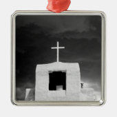 Kruis op de oudste kerk, San Miguel, Santa Fe, Metalen Ornament (Voorkant)