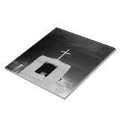 Kruis op de oudste kerk, San Miguel, Santa Fe, Tegeltje (Zijkant)