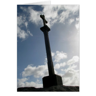 Kruis op Finisterre-kaart