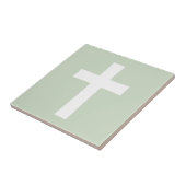 Kruis op groen tegeltje (Zijkant)