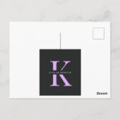 Kruis op het platteland Notitiekaart (Achterkant)