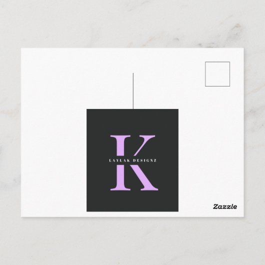 Kruis op het platteland Notitiekaart (Achterkant)