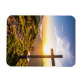 Kruis op heuvel magneet (Horizontaal)