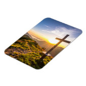 Kruis op heuvel magneet (Linkerzijde)