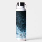 Kruis op Raging Zee Bijbelvers Gepersonaliseerd Waterfles (Achterkant)