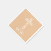 Kruis op strand | Communauteit Baptism Christening Servet (Hoek)